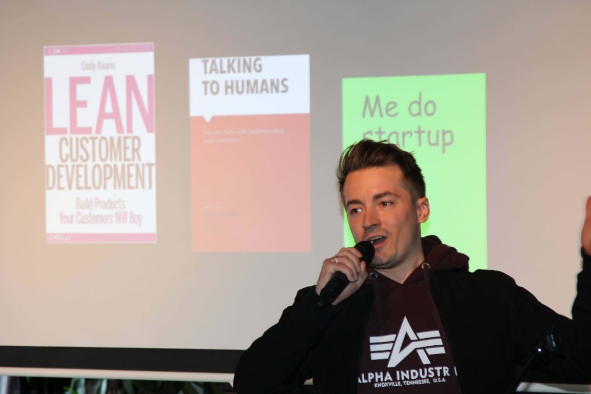 Jesse Tinell talking about The Mom Test